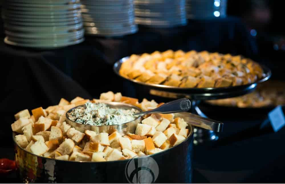 snacks served at an event